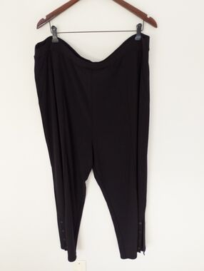 Sympli Wide Leg Draped Harem Pants Black Size 2G